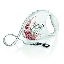 Jalutusrihm Flexi Glam Splash Orient S, 3 m, valge