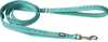 Jalutusrihm Hurtta Casual Reflective ECO, 180 cm x 20 mm, roheliselt/helesinine
