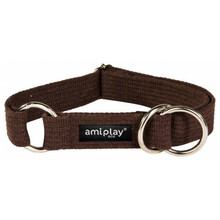 Kaelarihm Amiplay Cotton, XXL, 490-850 mm, pruun