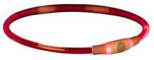 Helendav kaelarihm Trixie Flash Light Ring, S-M, 40 cm x 8 mm, erinevad värvid