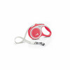 Jalutusrihm Flexi New Comfort XS, 3 m, kuni 12 kg, punane