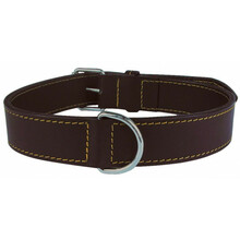 Kaelarihm Zolux Leather Lined, 700 mm x 30 mm, pruun