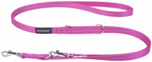 Jalutusrihm Amiplay Reflective, 1-2 m x 1 cm, roosa