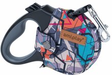 Automaatne jalutusrihm Amiplay Infini Adventure Abstraction, XL, punane/mitmevärviline