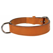 Kaelarihm Zolux Leather Lined, 750 mm x 35 mm, helepruun