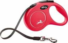 Automaatne jalutusrihm Flexi New Classic S, 5 m, kuni 15 kg, punane