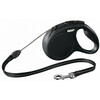 Jalutusrihm Flexi New Classic M, 5 m, kuni 20 kg, must