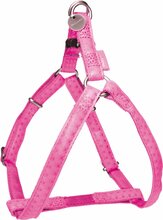Traksid Zolux Mac Leather, 25 mm, 450-750 mm, roosa