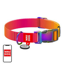 Kaelarihm Waudog gradient, M, oranž