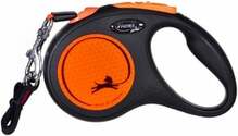 Automaatne jalutusrihm Flexi New Neon M, 5 m, kuni 25 kg, oranž