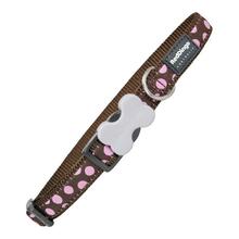 Kaelarihm Red Dingo Dot, 2,5 x 41-63 cm, pruun