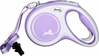 Jalutusrihm Flexi New Comfort M, 5 m, valge/lilla