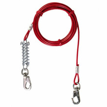 Metallist tross koertele Trixie, 8 m, punane