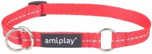 Kaelarihm Amiplay Reflective, M, 250 - 400 mm x 15 mm, punane