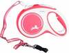 Jalutusrihm Flexi New Comfort M, 8 m, punane/valge