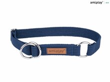 Kaelarihm Amiplay Cotton, L, 320 - 500 mm x 25 mm, sinine