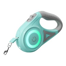 Automaatne LED jalutusrihm koerale Rojeco, 5 m, roheline
