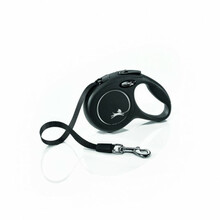 Jalutusrihm Flexi New Classic XS, 3 m, kuni 12 kg, must