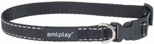 Kaelarihm Amiplay Reflective, 450 - 700 mm x 25 mm, must