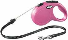 Jalutusrihm Flexi New Classic S, 8 m, kuni 12 kg, roosa