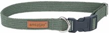 Kaelarihm Amiplay Cotton, M, 350 - 500 mm x 20 mm, roheline