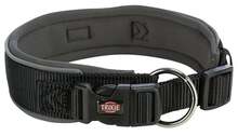 Kaelarihm Trixie Premium, L/XL, 530 - 620 mm x 50 mm, must/hall