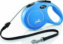 Jalutusrihm Flexi New Classic M, 8 m, kuni 20 kg, sinine