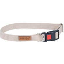 Kaelarihm Amiplay Cotton, 450-700 mm, 30 mm, beež