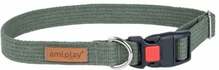 Kaelarihm Amiplay Cotton with Lock, 280-400 mm, roheline
