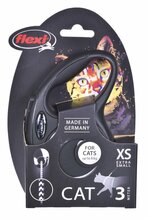 Jalutusrihm Flexi New Classic XS, 3 m, must