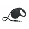 Jalutusrihm Flexi New Classic M, 5 m, kuni 25 kg, must
