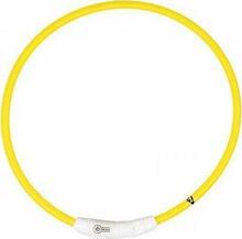 Kaelarihm Duvo+ Fire USB Nylon, 45 cm, kollane