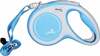 Jalutusrihm Flexi New Comfort M, 5 m, sinine/valge