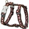Traksid Red Dingo Style, 30-48 cm, roosa-pruun