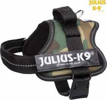 Traksid Trixie Julius-K9, S, 510 - 670 mm x 28 mm, pruun/roheline
