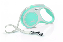 Jalutusrihm Flexi New Comfort S, 5 m, kuni 15 kg, türkiis