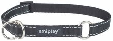 Kaelarihm Amiplay Reflective, L, 350 - 500 mm x 20 mm, must