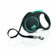 Jalutusrihm Flexi Black Design S, 5 m, kuni 15 kg, sinine