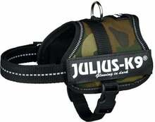 Traksid Trixie Julius-K9 Baby XS-S, 330 - 450 mm x 18 mm, pruun/must/roheline