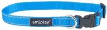 Kaelarihm Amiplay Reflective, 350 - 500 mm x 20 mm, sinine