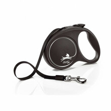 Jalutusrihm Flexi Black Design L, 5 m, kuni 50 kg, must