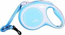 Jalutusrihm Flexi New Comfort M, 8 m, valge/helesinine