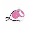 Jalutusrihm Flexi New Classic M, 5 m, kuni 25 kg, roosa