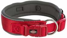 Kaelarihm Trixie Premium, S/M, 330-420 mm x 35 mm, punane/hall
