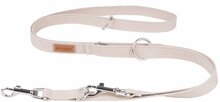 Reguleeritav jalutusrihm Amiplay Cotton, liivakarva pruun, 1-2 m x 2,5 cm