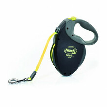 Jalutusrihm Flexi Giant L, 8 m, kuni 50 kg, must/kollane