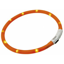 Helendav kaelarihm Ferplast Night Over, 70 cm, oranž