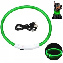 LED helkurkaelarihm, USB, roheline, reguleeritav