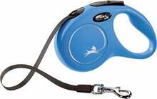 Jalutusrihm Flexi New Classic S, 5 m, kuni 15 kg, sinine