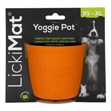 Lakkumispott Lickimat Yoggie Pot, oranž